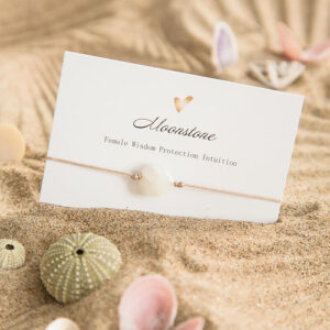 Maansteen Hartjes Armband