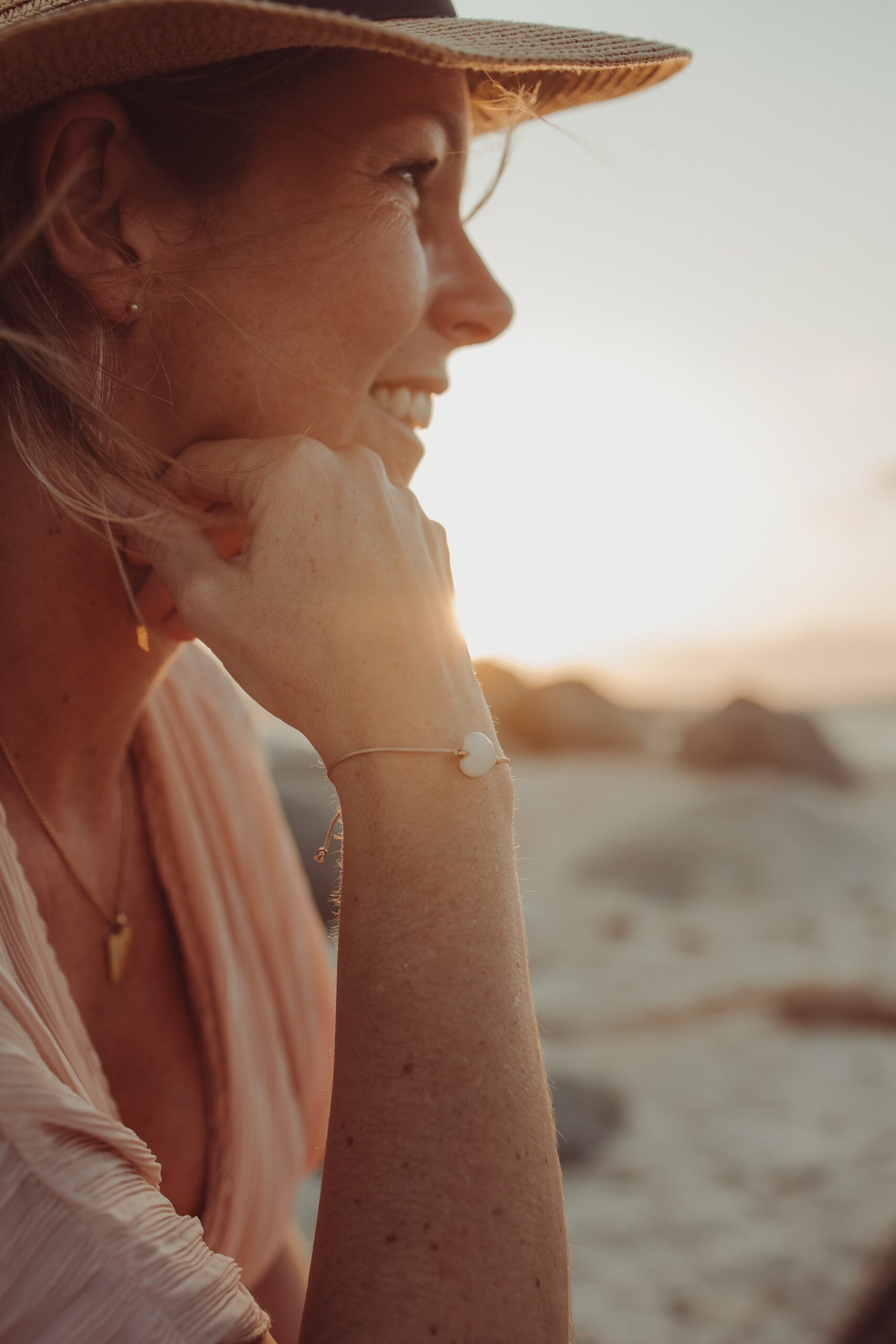 Maansteen Hartjes Armband - Image 2