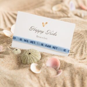 Armbandje Kids Ik wil het-Ik kan het-Ik doe het blauw