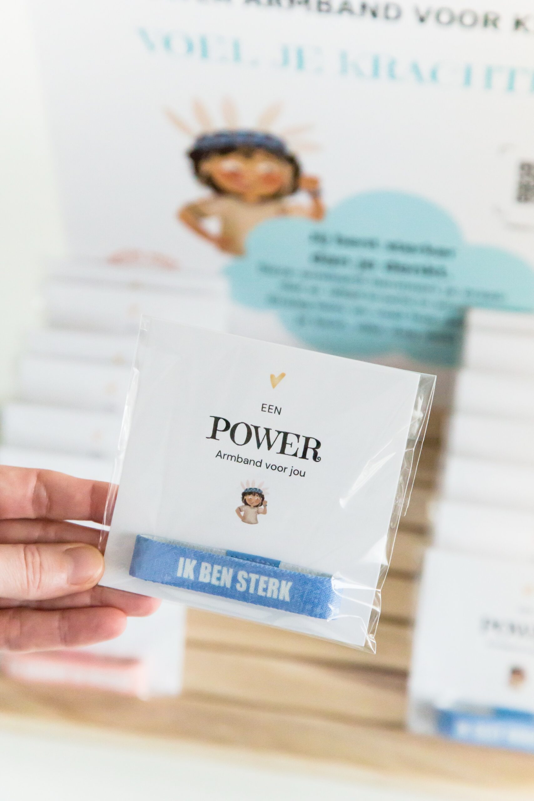 Kinder Armband Power
Ik ben Sterk roze kopie - Image 2