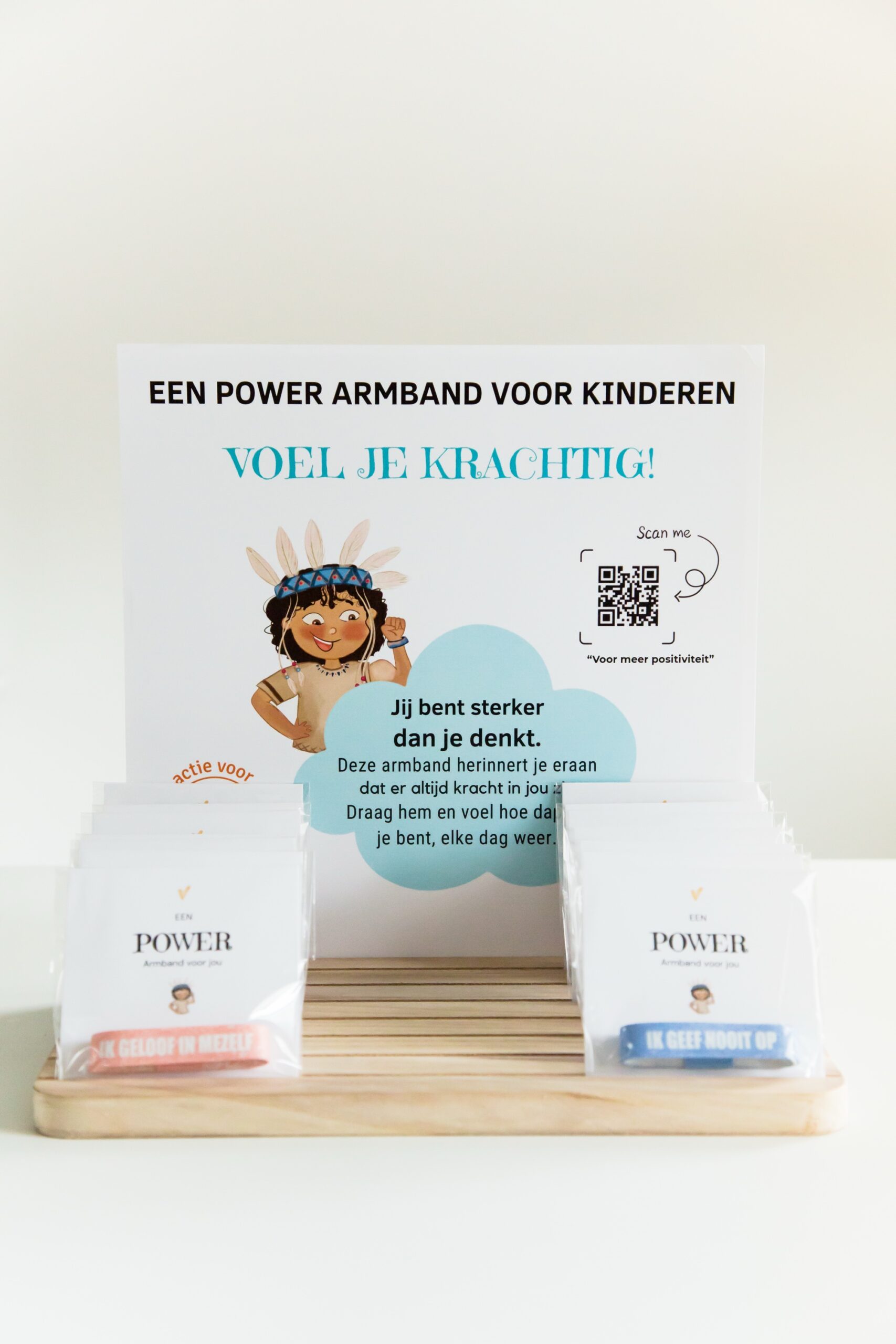 Kinder Armband Power
Ik ben Sterk roze kopie - Image 3