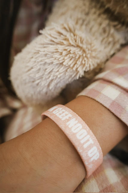 Kinder Armband Power Ik geloof in mezelf roze - Image 3